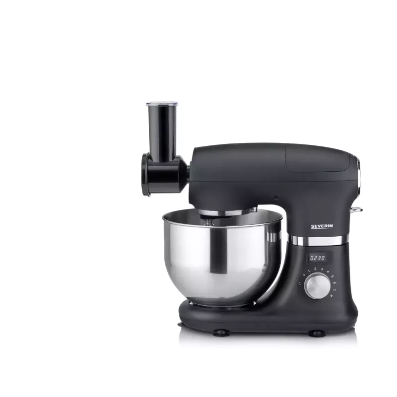 Severin ZB 5592 accessorio taglia verdure per robot da cucina, 3 tamburi in acciaio inox