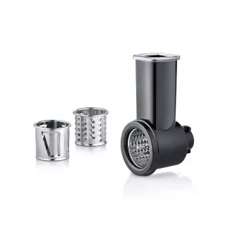 Severin ZB 5592 accessorio taglia verdure per robot da cucina, 3 tamburi in acciaio inox