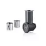 Severin ZB 5592 accessorio taglia verdure per robot da cucina, 3 tamburi in acciaio inox