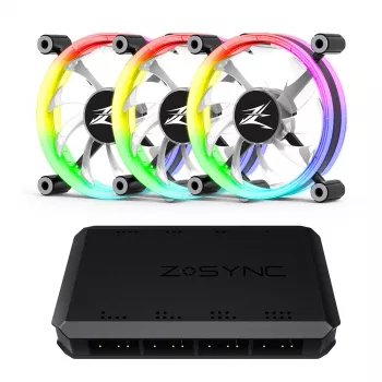 Zalman ZM-LF120A3 Sistema di raffreddamento per computer Ventola per case 12 cm nero, bianco