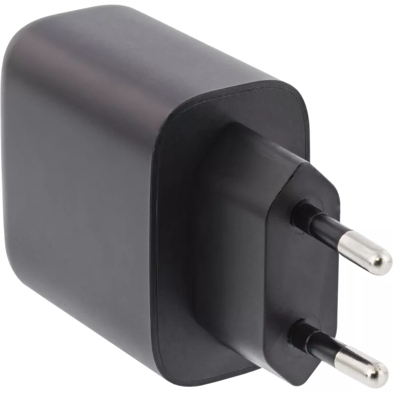 Alimentatore USB PD InLine, caricabatterie GaN, USB-C singolo, Power Delivery, 65 W