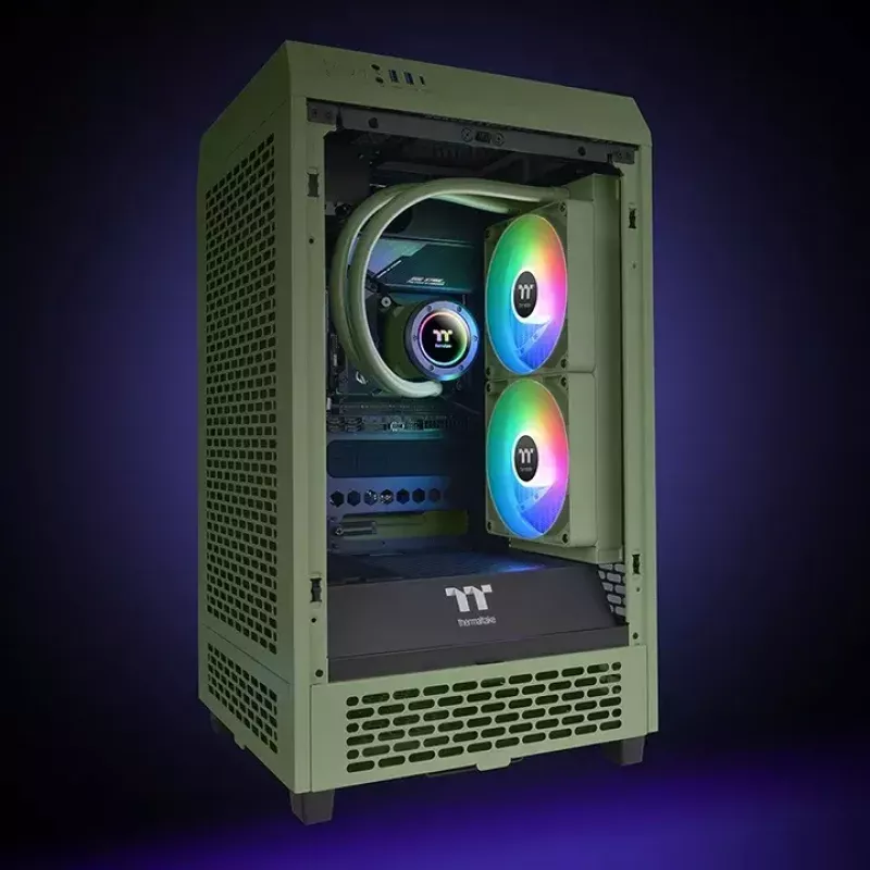 Kit di raffreddamento a liquido Thermaltake TH280 V2 ARGB verde 84,32 cfm 3,02 mmH2O