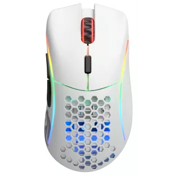 Glorious Gaming Glorious Model D Wireless - bianco opaco, per destrorsi, RF Wireless, 19000 DPI, bianco