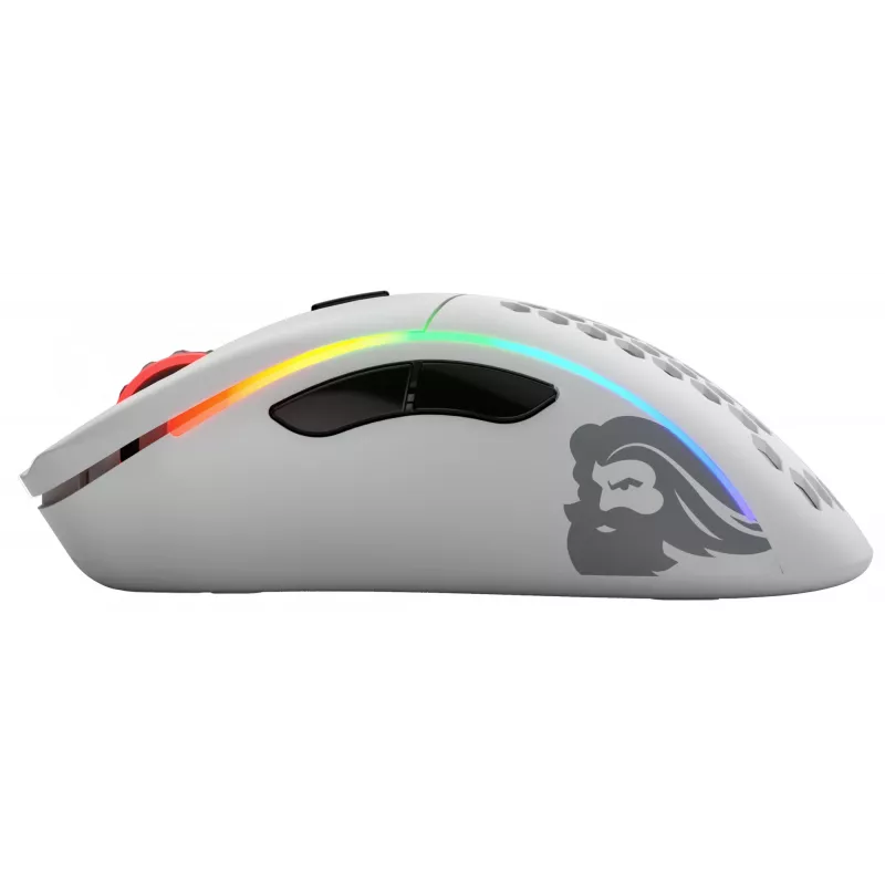 Glorious Gaming Glorious Model D Wireless - bianco opaco, per destrorsi, RF Wireless, 19000 DPI, bianco