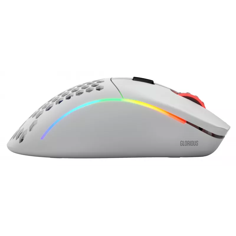 Glorious Gaming Glorious Model D Wireless - bianco opaco, per destrorsi, RF Wireless, 19000 DPI, bianco