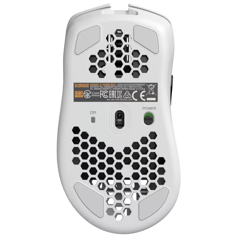 Glorious Gaming Glorious Model D Wireless - bianco opaco, per destrorsi, RF Wireless, 19000 DPI, bianco