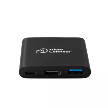Microconnect MC-HUBAV1 dock per laptop/replicatore di porte docking bianco