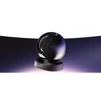 Imou Rex 3D 5MP-R1 telecamera H.265 Wi-Fi P&T, telecamera di videosorveglianza IP, interni, con filo e senza fili, Amazon Alexa e Google Assistant, soffitto/parete/scrivania, nero