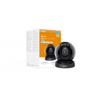Imou Rex 3D 5MP-R1 telecamera H.265 Wi-Fi P&T, telecamera di videosorveglianza IP, interni, con filo e senza fili, Amazon Alexa e Google Assistant, soffitto/parete/scrivania, nero