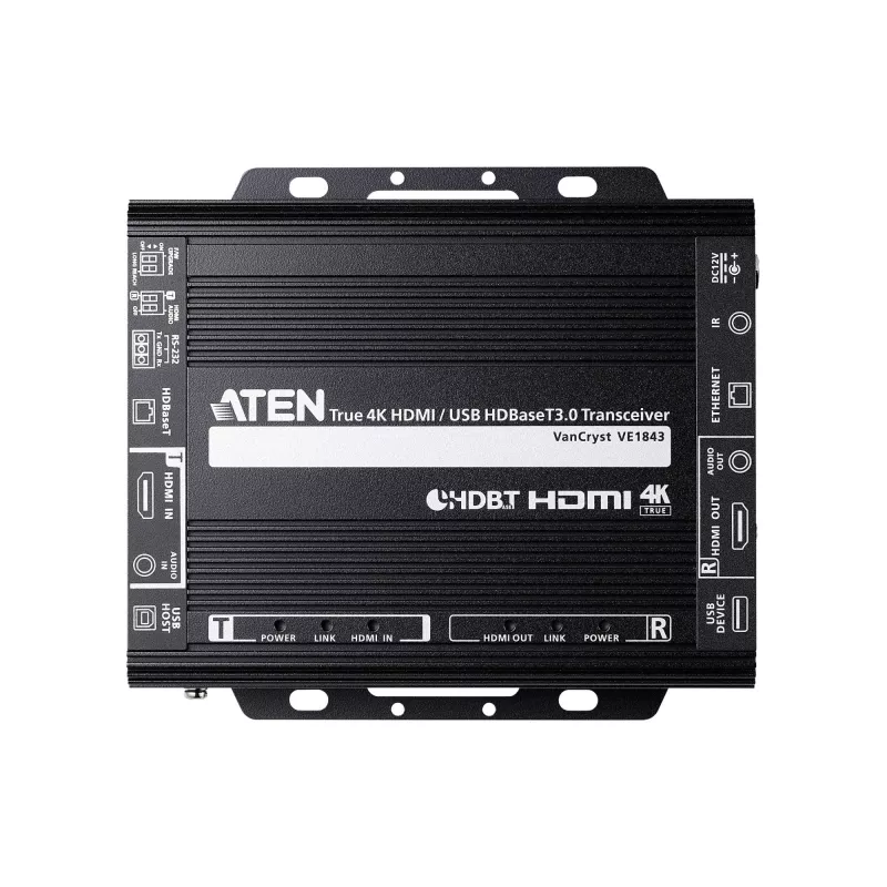 AV-Repeater ATEN True 4K HDMI / USB HDBaseT 3.0 Ricetrasmettitore 4096 x 2160