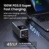 Powerbank Ugreen 20000mAh 130W ricarica rapida litio grigio