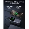 Powerbank Ugreen 20000mAh 130W ricarica rapida litio grigio
