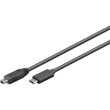 Cavo USB Microconnect USB3.1CMB505 USB 3.2 Gen 1 (3.1 Gen 1) 0,5 m USB C Mini-USB B nero