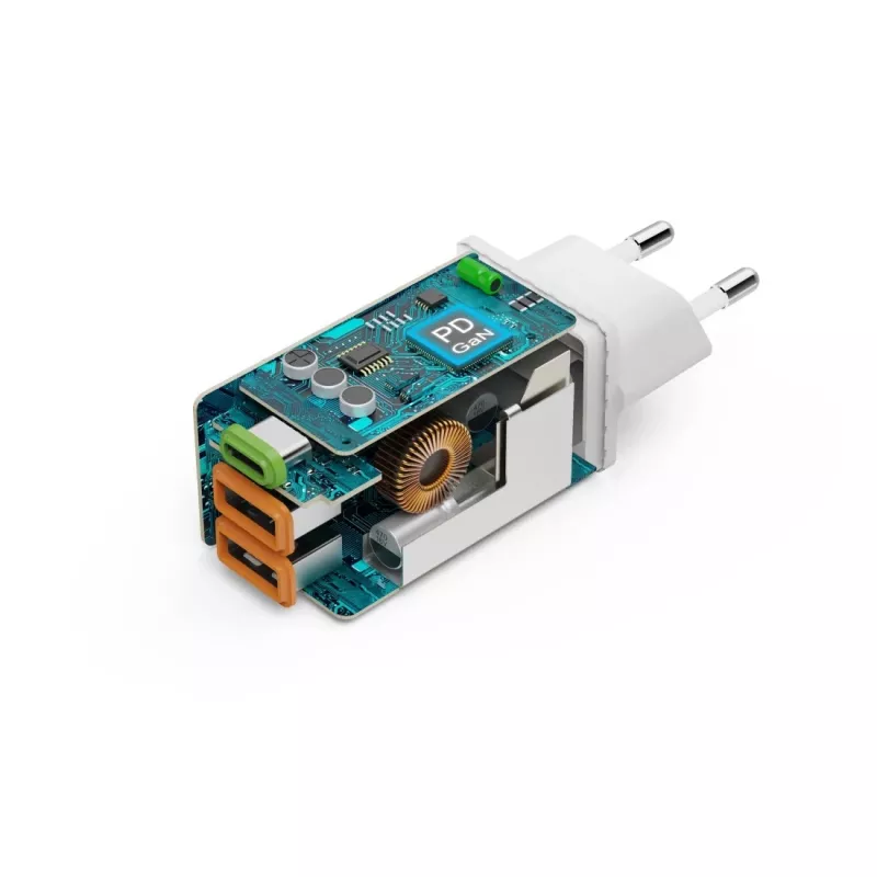 Hama 00201995 caricabatterie per dispositivi mobili smartphone bianco AC ricarica rapida interno, esterno