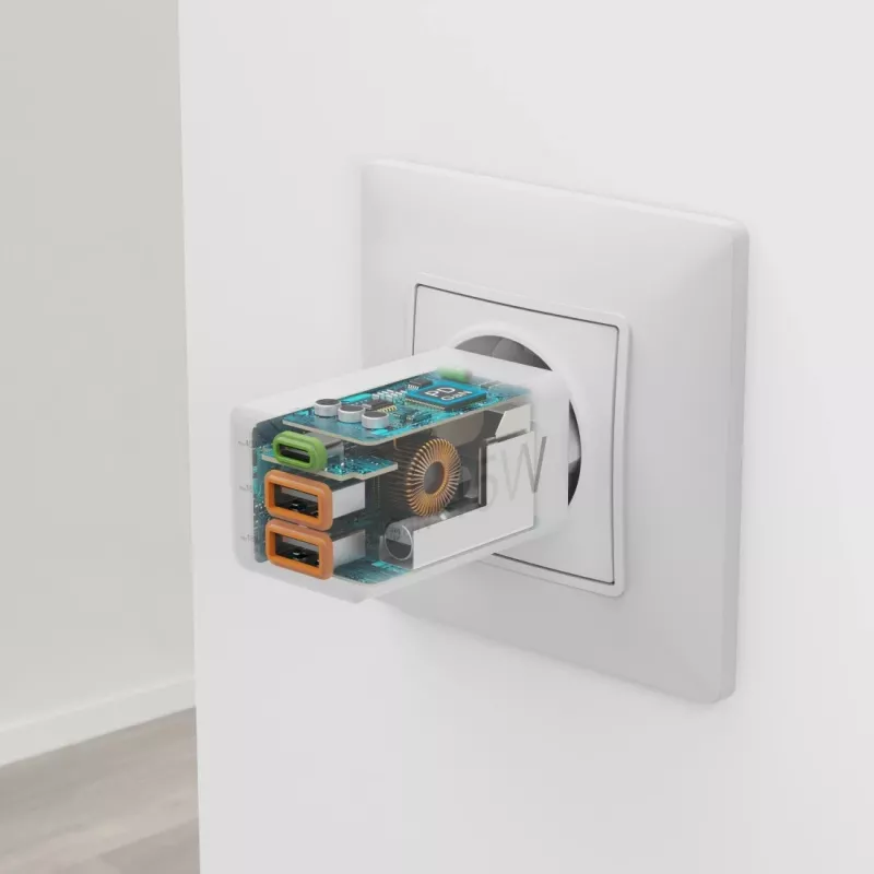 Hama 00201995 caricabatterie per dispositivi mobili smartphone bianco AC ricarica rapida interno, esterno