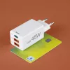 Hama 00201995 caricabatterie per dispositivi mobili smartphone bianco AC ricarica rapida interno, esterno