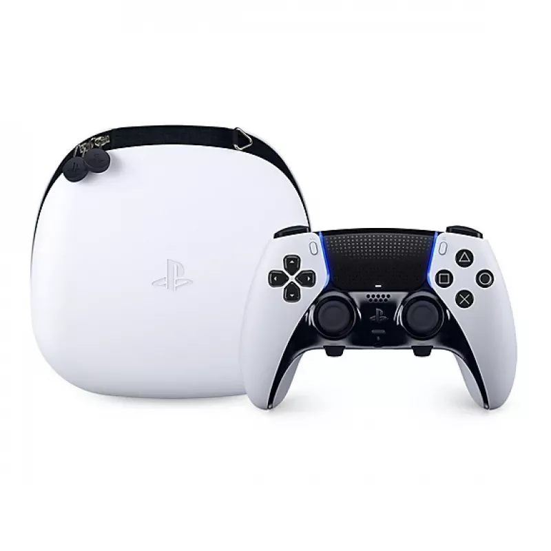Gamepad Sony DualSense Edge per PlayStation 5 — con filo e wireless (Bluetooth/USB), nero/bianco