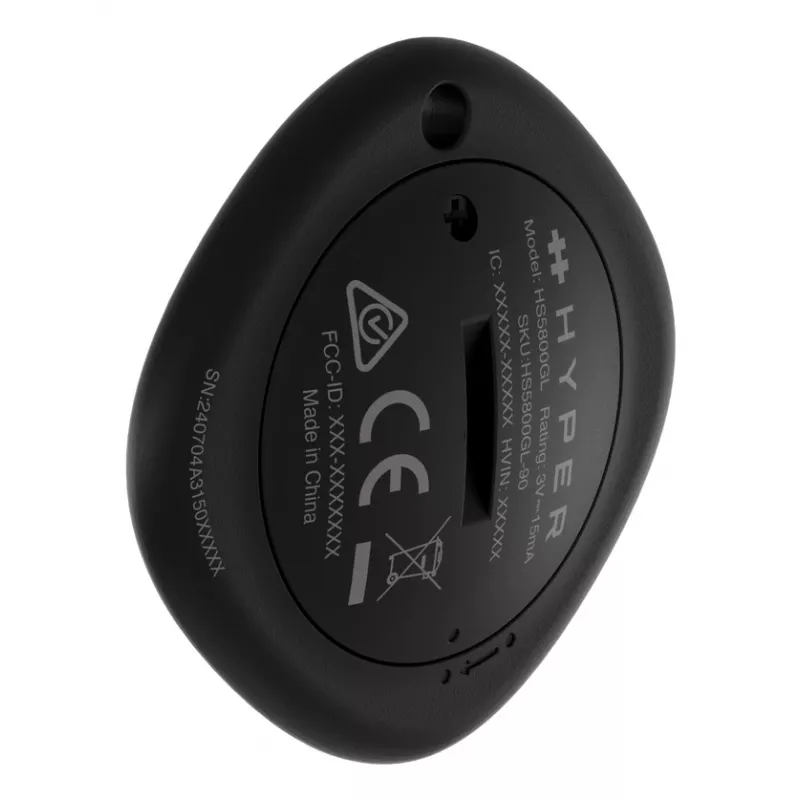 Localizzatore HYPER Targus HyperShield universale nero – CR2032 3V, Ø 4,07 cm, 10 g