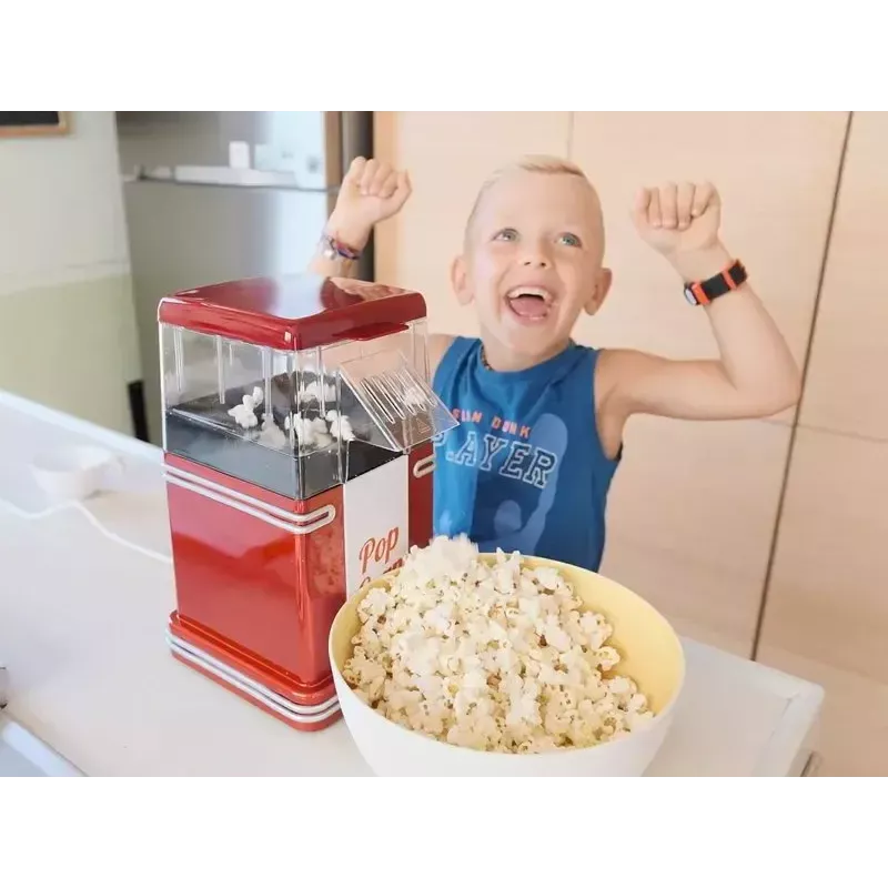 Macchina per popcorn Beper 90.590Y rosso bianco 1200 W 3 min