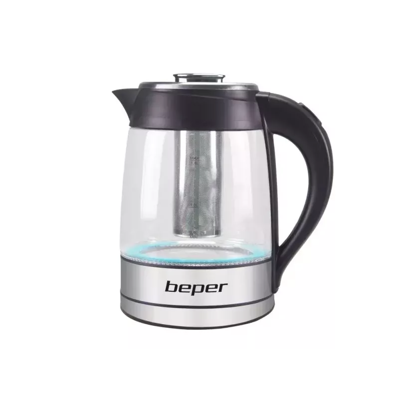 Bollitore elettrico Beper 1,8 L 2200 W trasparente