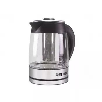 Bollitore elettrico Beper 1,8 L 2200 W trasparente