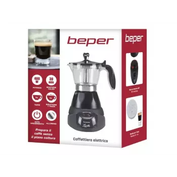 Macchina per caffè espresso Beper 3 tazze BC.040N