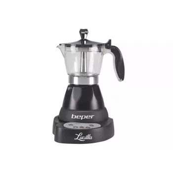 Macchina per caffè espresso Beper 3 tazze BC.041N