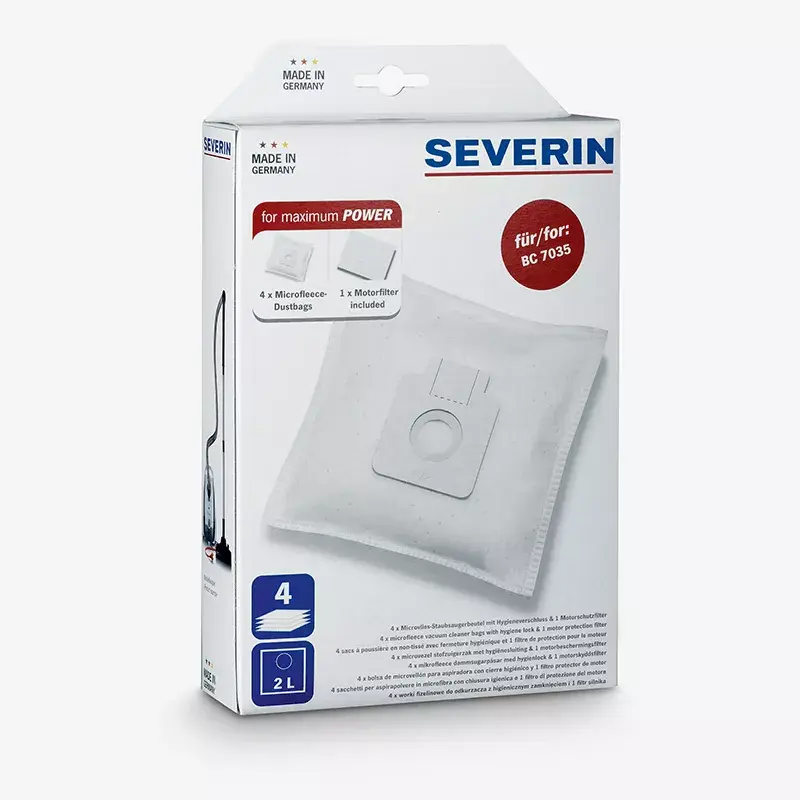 Sacchetti per aspirapolvere Severin SB 7211 aspirapolvere a traino