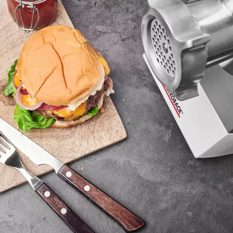 Tritacarne Gastroback Design Plus 350 W argento bianco