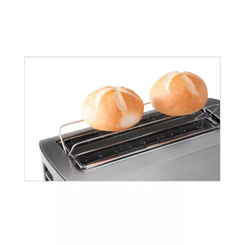 Tostapane Gastroback Design Pro 2S 2 fette 950 W nero acciaio inox