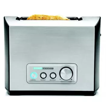 Tostapane Gastroback Design Pro 2S 2 fette 950 W nero acciaio inox