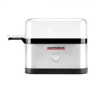 Cuociuova Gastroback Design Mini 3 uova 350 W nero acciaio inox