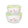 Oursson BS4781RC/GA set di insalatiere in ceramica, verde mela