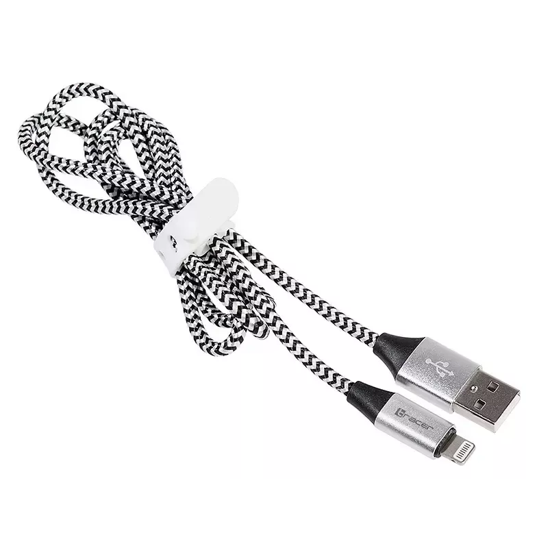 Cavo Lightning Tracer TRAKBK46268 1 m nero argento