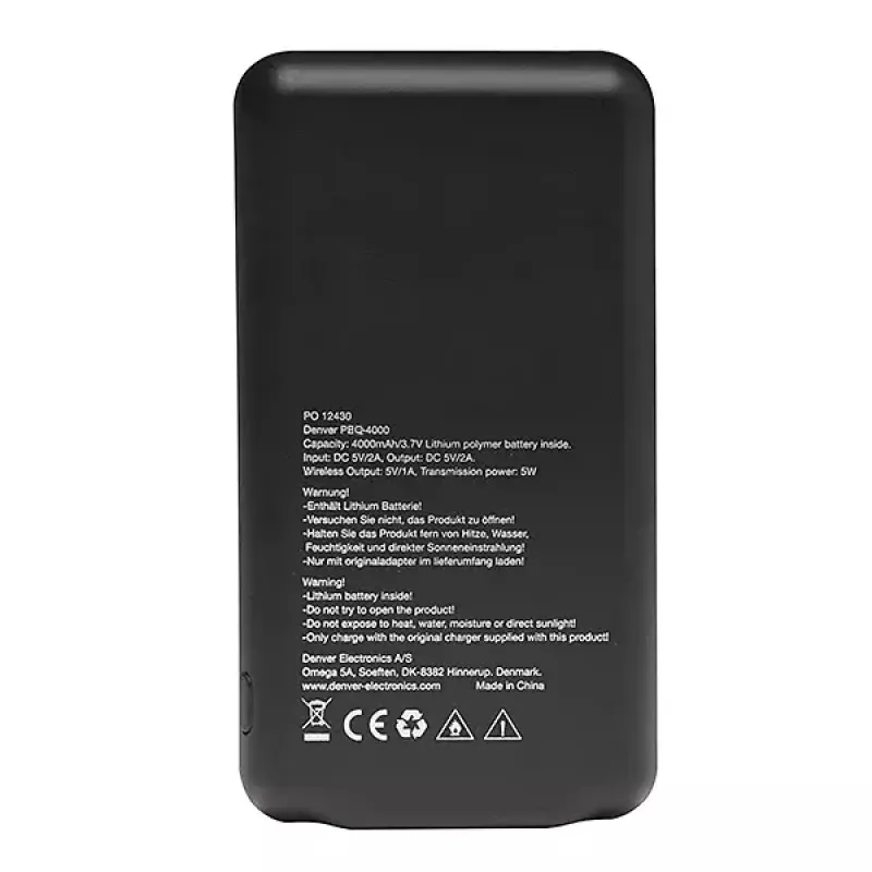 Batteria ricaricabile portatile Denver PBQ-4000 4000 mAh