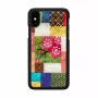 Custodia smartphone iKins per iPhone XS/S — design ciliegio bianco, custodia rigida protettiva