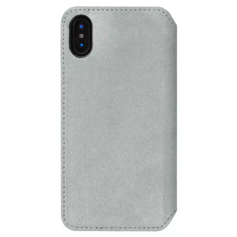 Custodia a libro Krusell Broby 4 Card SlimWallet per iPhone X/XS grigio