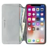 Custodia a libro Krusell Broby 4 Card SlimWallet per iPhone X/XS grigio