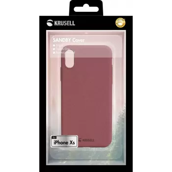 Custodia portafoglio Krusell Sandby iPhone X/XS bordeaux