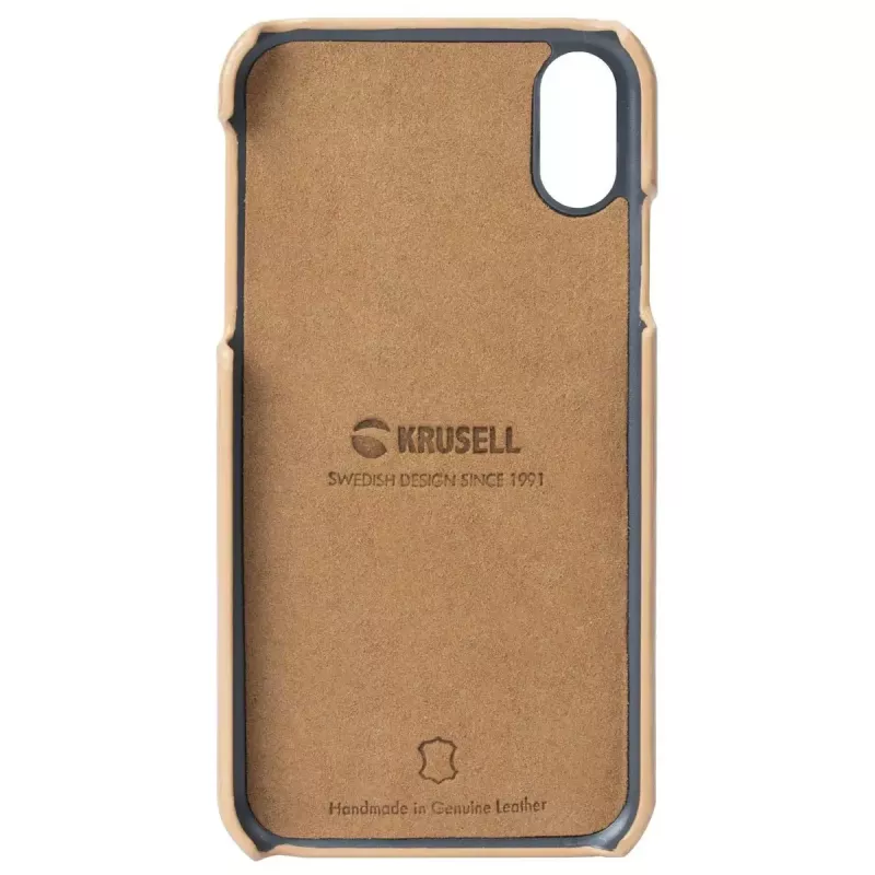 Cover Krusell Sunne iPhone XS Max 16,5 cm beige