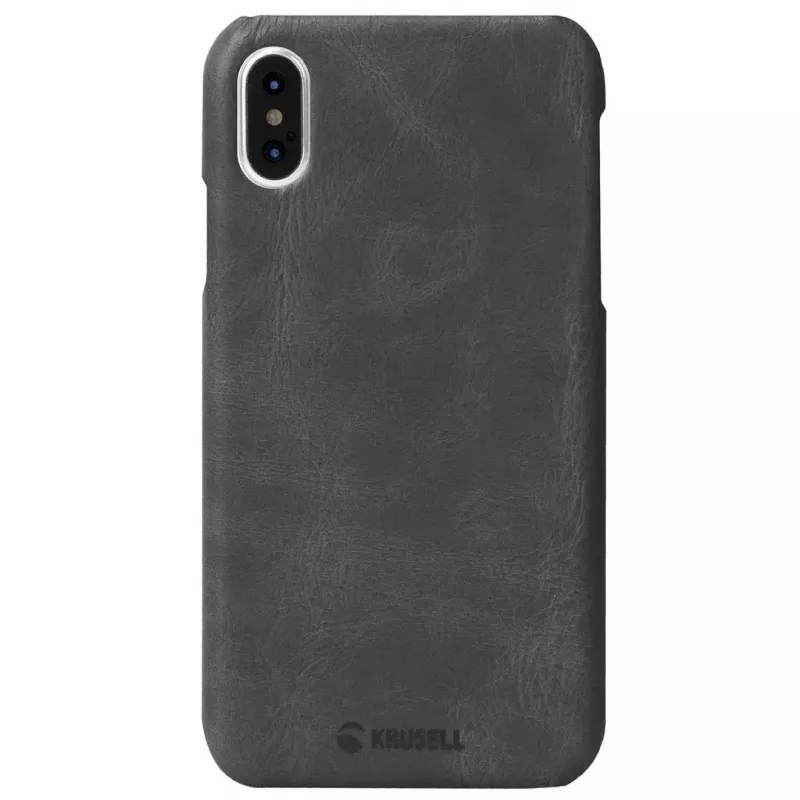 Custodia protettiva per cellulare Krusell Sunne per Apple iPhone XS Max — Vintage nero