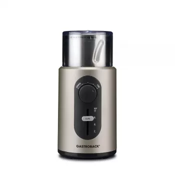 Macinacaffè Gastroback Design Basic 200 W nero metallizzato