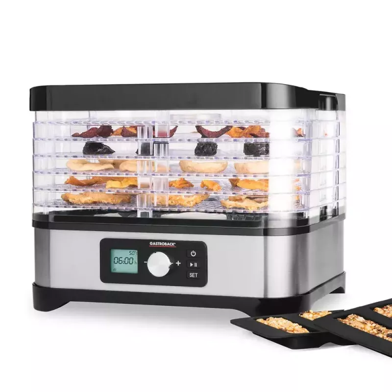 Estrattore di succo Gastroback Design Natural Plus nero acciaio inox