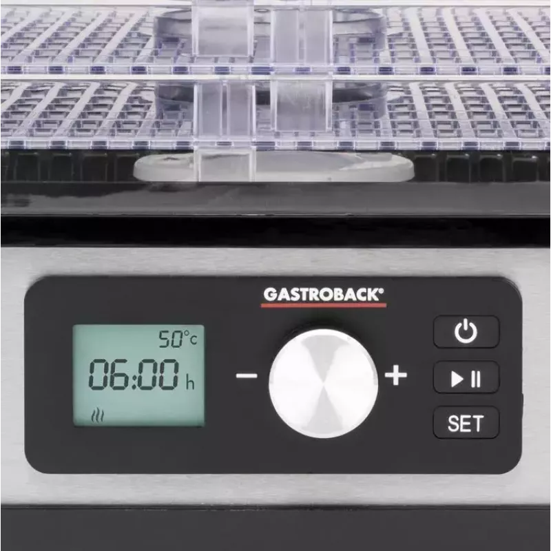 Estrattore di succo Gastroback Design Natural Plus nero acciaio inox