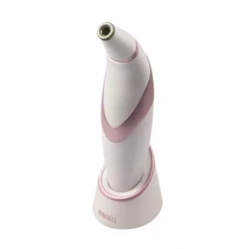 HoMedics Radiance dispositivo per la cura della pelle microdermoabrasione con vuoto rosa oro, bianco
