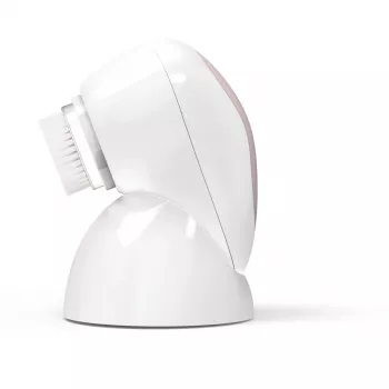 HoMedics FAC-600-EU spazzola per il viso a pulsazione rosa oro, bianca a batteria