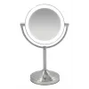 HoMedics MIR-8150-EU specchio da trucco da appoggio rotondo acciaio inox