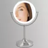 HoMedics MIR-8150-EU specchio da trucco da appoggio rotondo acciaio inox