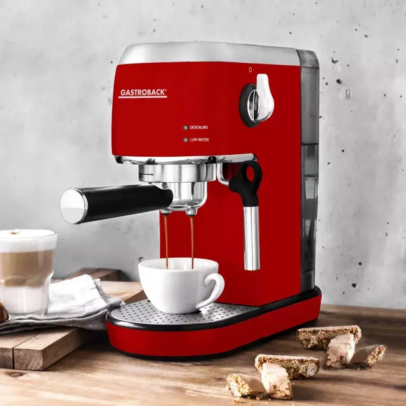 Macchina per espresso Gastroback Design Espresso Piccolo 1,5 L 1400 W rosso