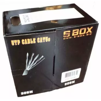 Cavo di rete SBOX UTP-305 CAT5E RJ45 305 m blu